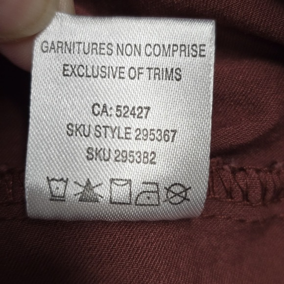 Lily Morgan Skirt Womens Large Brown Front Zip Stretch Pencil Casual Soft Modern - Picture 7 of 11